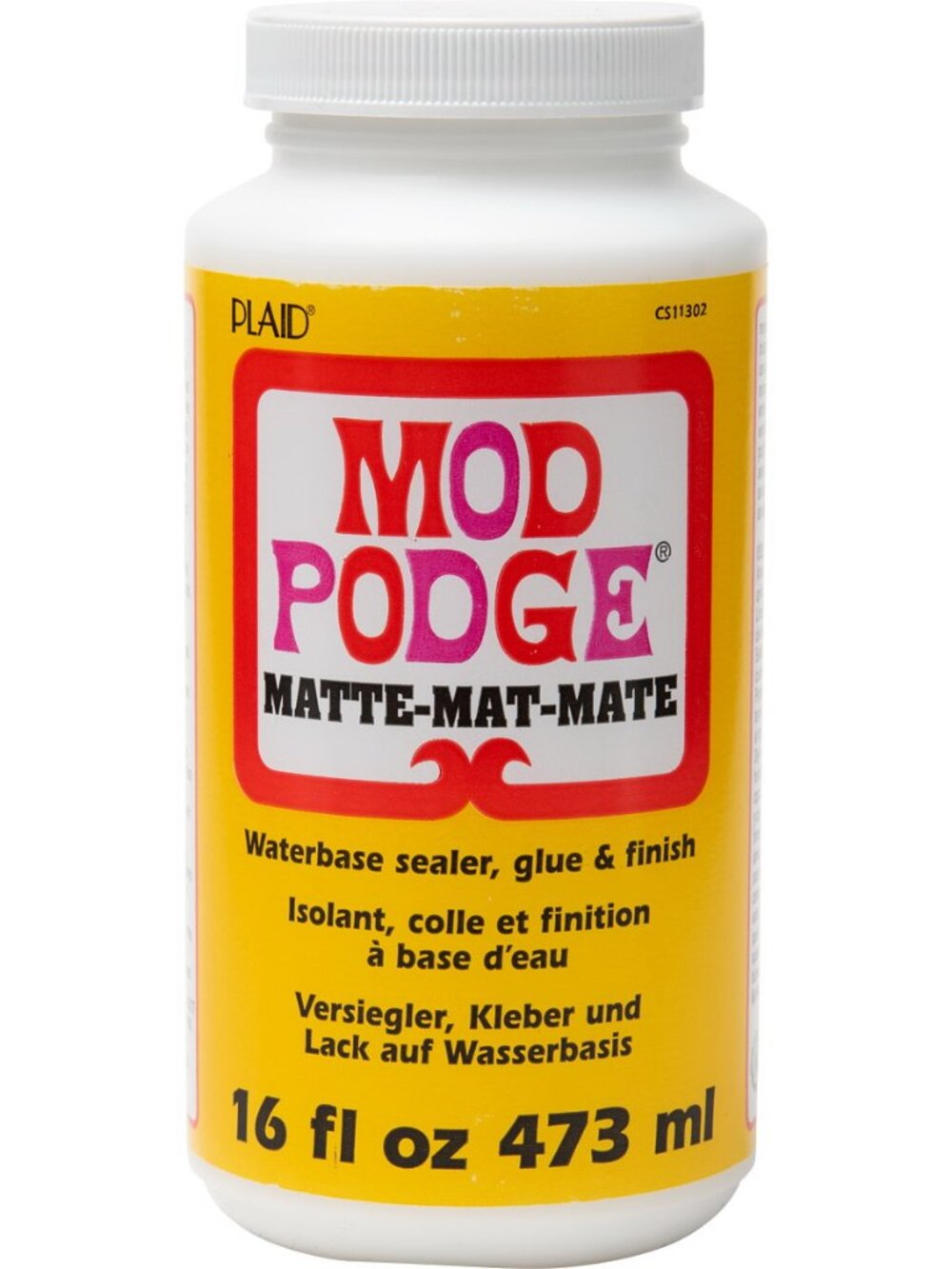 3/$15 💥🆕 Plaid Mod Podge CS11302 Matte Finish Glue | 16 oz | 1405